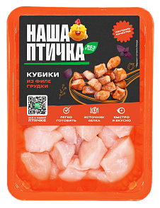 КУБИКИ ИЗ ФИЛЕ ГРУДКИ 